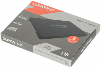 Накопитель SSD SunWind SATA III 1Tb SWSSD001TS2T ST3 2.5" от магазина РЭССИ