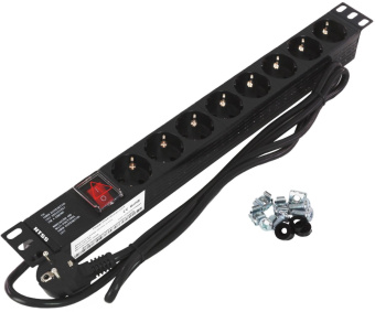 Блок распределения питания NTSS NTSS-PDU-DA2032 гор.размещ. 8x базовые 16A Schuko 1.8м от магазина РЭССИ