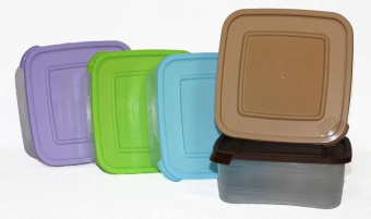 Контейнер Сиеста для СВЧ квадр. 0.7л. пластик белый/прозрачный от магазина РЭССИ