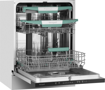Посудомоечная машина встраив. Weissgauff BDW 6136 D Inverter AutoOpen Infolight 2100Вт полноразмерная инвертер от магазина РЭССИ