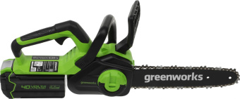 Цепная пила Greenworks G40CS30K2 аккум. дл.шины:12" (30cm) 1аккум. 4Ач ЗУ (2007807UB) от магазина РЭССИ