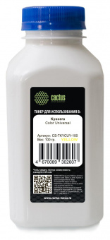 Тонер Cactus CS-TKYCUY-100 желтый флакон 100гр. для принтера Kyocera Color Universal от магазина РЭССИ