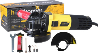 Углошлифовальная машина Hanskonner HAG90121P 1200Вт 11000об/мин рез.шпин.:M14 d=125мм от магазина РЭССИ
