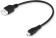 Картинка Кабель OTG Buro USB (f)-micro USB (m) 0.2м черный от магазина РЭССИ Кабель OTG Buro USB (f)-micro USB (m) 0.2м черный от магазина РЭССИ