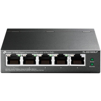Коммутатор TP-Link TL-SG1005LP 5G 4PoE+ 40W неуправляемый от магазина РЭССИ
