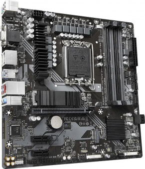 Материнская плата Gigabyte B760M DS3H DDR4 Soc-1700 Intel B760 4xDDR4 mATX AC`97 8ch(7.1) 2.5Gg RAID+HDMI+DP от магазина РЭССИ