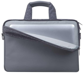 Сумка для ноутбука 15.6" Riva 7930 серый полиэстер от магазина РЭССИ
