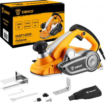 Рубанок Deko DKEP1400W 1400Вт 110мм 15000об/мин от магазина РЭССИ