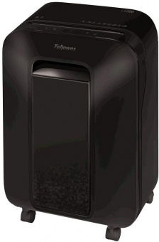 Шредер Fellowes PowerShred LX200 черный (секр.P-4) перекрестный 12лист. 22лтр. скрепки скобы пл.карты от магазина РЭССИ