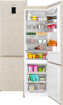 Холодильник Weissgauff WRK 2010 DBe Total NoFrost бежевый (двухкамерный) от магазина РЭССИ