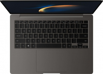 Ноутбук Samsung Galaxy Book 3 Pro NP940 Core i7 1360P 16Gb SSD512Gb Intel Iris Xe graphics 14" AMOLED 3K (2880x1800) Windows 11 Home dk.grey WiFi BT Cam (NP940XFG-KC4IN) от магазина РЭССИ