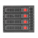 Сменный бокс для HDD/SSD Thermaltake Max 3504 SATA I/II/III/SAS SATA металл черный hotswap 4 от магазина РЭССИ