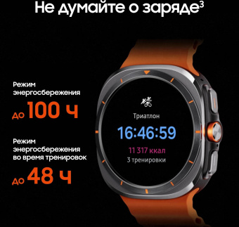 Смарт-часы Samsung Galaxy Watch Ultra LTE 47мм 1.5" AMOLED корп.белый рем.белый (SM-L705FZWACAU) от магазина РЭССИ