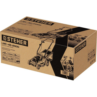 Сетевая газонокосилка STEHER LMC-42-2000 от магазина РЭССИ