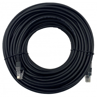 Патч-корд Buro UTP 4 пары cat5E CCA molded 30м черный RJ-45 (m)-RJ-45 (m) от магазина РЭССИ