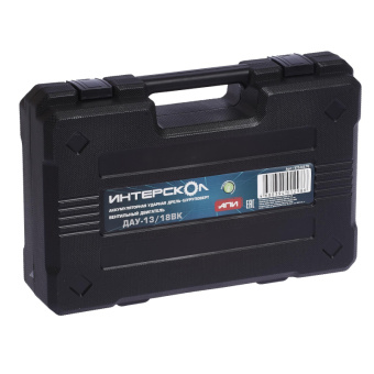Дрель-шуруповерт Интерскол ДАУ-13/18ВК без АКБ и ЗУ аккум. патрон:быстрозажимной (кейс в комплекте) (573.0.0.70) от магазина РЭССИ