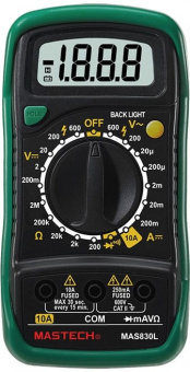 Цифровой мультиметр MASTECH MAS830L от магазина РЭССИ