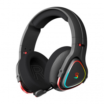 Наушники с микрофоном A4Tech Bloody MR710 черный BT оголовье (MR710 BLACK) от магазина РЭССИ