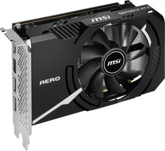 Видеокарта MSI PCI-E 4.0 RTX 4060 AERO ITX 8G OC NVIDIA GeForce RTX 4060 8Gb 128bit GDDR6 2490/17000 HDMIx1 DPx3 HDCP Ret от магазина РЭССИ
