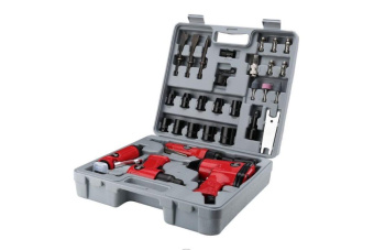 Набор пневмоинструментов Deko Premium компл.:34 предмета 113л/мин желтый/черный (кейс в комплекте) от магазина РЭССИ