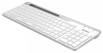 Клавиатура A4Tech Fstyler FBK25 белый/серый USB беспроводная BT/Radio slim Multimedia от магазина РЭССИ