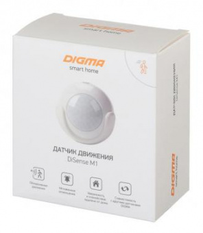 Датчик движения Digma DiSense M1 (DSM1) белый от магазина РЭССИ