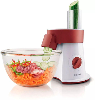 Измельчитель электрический Philips HR1388/80 200Вт белый/красный от магазина РЭССИ