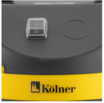 Строительный пылесос Kolner KVC 1300 1300Вт (уборка: сухая/влажная) желтый от магазина РЭССИ