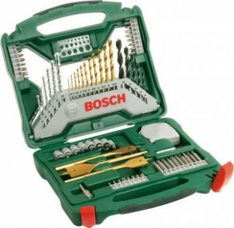 Набор принадлежностей Bosch X-Line-70 70 предметов (жесткий кейс) от магазина РЭССИ