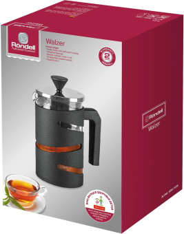 Френч-пресс Rondell Walzer RDS-1606 0.8л черный от магазина РЭССИ