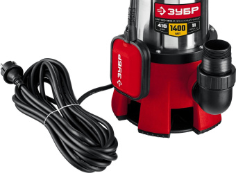 Насос дренажный Зубр НПГ-М3-1400-С 1400Вт 416л/час от магазина РЭССИ
