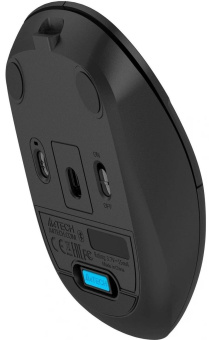 Мышь A4Tech Fstyler FG16CS Air2 черный оптическая (2000dpi) silent беспроводная USB для ноутбука (3but) от магазина РЭССИ