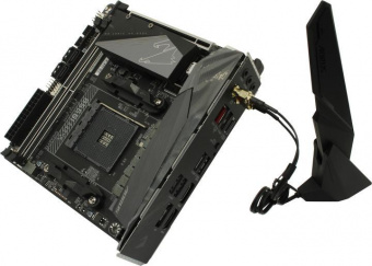 Материнская плата Gigabyte B550I AORUS PRO AX Soc-AM4 AMD B550 2xDDR4 mini-ITX AC`97 8ch(7.1) 2.5Gg RAID+HDMI+DP от магазина РЭССИ