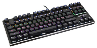 Клавиатура SunWind SW-K900G механическая черный USB Multimedia for gamer LED от магазина РЭССИ