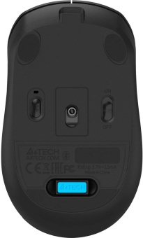 Мышь A4Tech Fstyler FG16CS Air2 черный оптическая (2000dpi) silent беспроводная USB для ноутбука (3but) от магазина РЭССИ