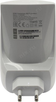 TP-Link TL-WA854RE 300Mbps Wireless N Wall Plugged Range Extender, Atheros, 2T2R, 2.4GHz, 802.11n/g/b, Ranger Extender button, Range extender mode, with internal Antennas,without LAN Port от магазина РЭССИ