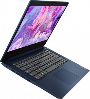 Ноутбук Lenovo IdeaPad 3 14ADA05 Ryzen 5 3500U 8Gb SSD512Gb AMD Radeon Vega 8 14" TN FHD (1920x1080) Windows 11 Home blue WiFi BT Cam (81W000VKRU) от магазина РЭССИ