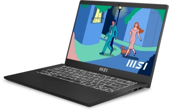 Ноутбук MSI Modern 14 C7M-048US Ryzen 7 7730U 16Gb SSD512Gb AMD Radeon 14" IPS FHD (1920x1080) Windows 11 Home Multi Language black WiFi BT Cam (9S7-14JK12-048) от магазина РЭССИ