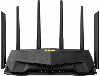 Маршрутизатор Asus TUF-AX6000 AX6000 2.5GE/USB3.0 компл.:устройство/крепления/адаптер черный (упак.:1шт) от магазина РЭССИ