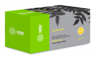 Картридж лазерный Cactus CS-PH7100Y 106R02608 желтый (4500стр.) для Xerox Phaser 7100/7100N/7100DN от магазина РЭССИ