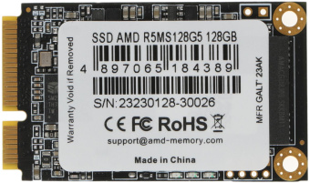 Накопитель SSD AMD SATA 128GB R5MS128G5 Radeon R5 mSATA от магазина РЭССИ
