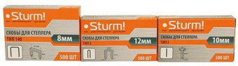 Степлер ручной Sturm! 1071-01-S3 скобы 140 4-14мм / S 10-12мм гвозди J 10-14 мм (кейс в комплекте) от магазина РЭССИ