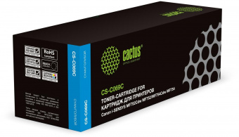 Картридж лазерный Cactus CS-C069C 069 голубой (1900стр.) для Canon i-SENSYS MF752Cdw MF752/MF754Cdw MF754 от магазина РЭССИ