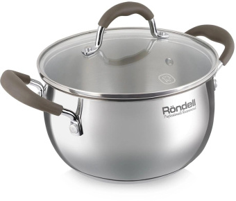 Кастрюля Rondell Konzept RDS-1229 3.3л. d=20см (с крышкой) стальной от магазина РЭССИ