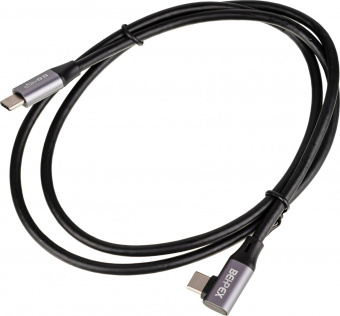 Кабель Power Delivery 60W USB Type-C (m)-USB Type-C (m) 1м черный от магазина РЭССИ