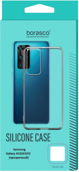 Чехол (клип-кейс) BoraSCO для Samsung Galaxy A32 прозрачный (39874) от магазина РЭССИ