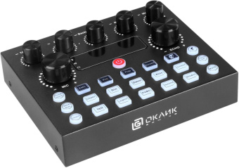 Микрофон проводной Оклик SM-600G 2.5м черный от магазина РЭССИ