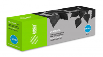Картридж лазерный Cactus CS-CE390A CE390A черный (10000стр.) для HP LJ M4555/M601/M602/M603 от магазина РЭССИ