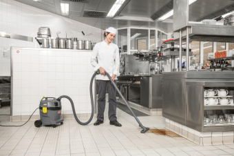 Строительный пылесос Karcher NT 22/1 Ap Te 1300Вт (уборка: сухая/влажная) серый от магазина РЭССИ