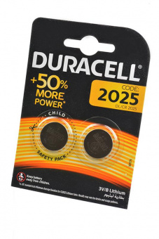 Элемент питания DURACELL CR2025 BL2* от магазина РЭССИ